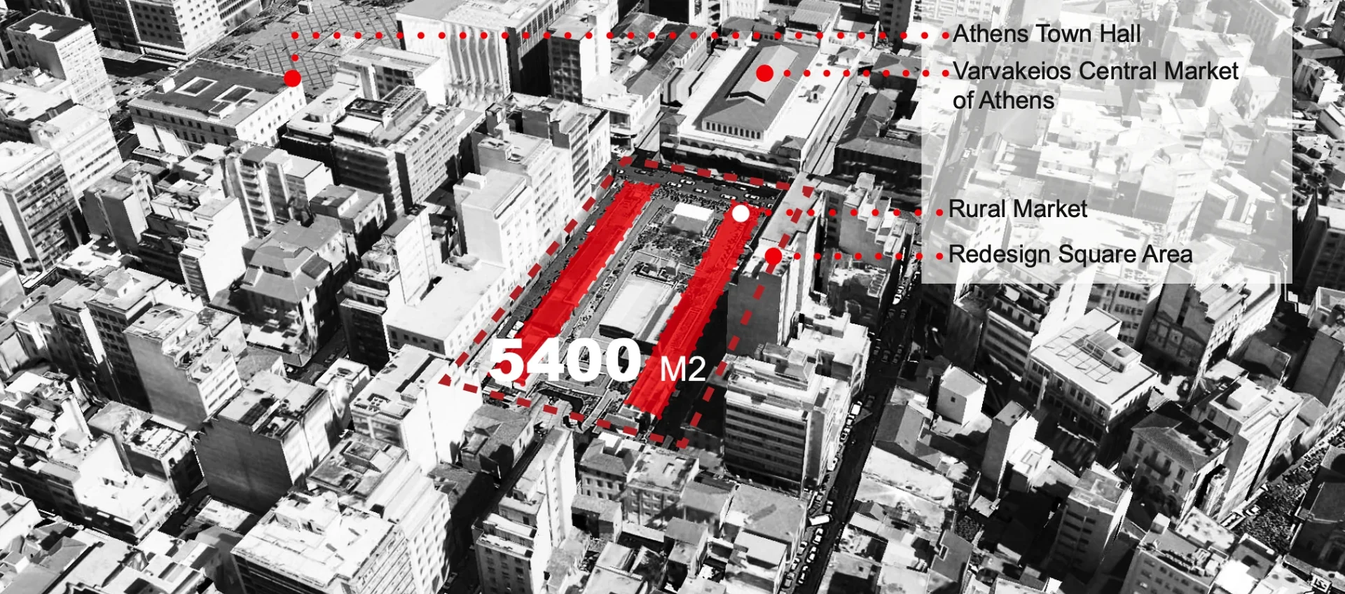 Varvakeios Square, project view 2